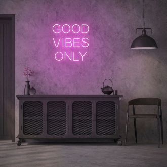 Shop Good Vibes Only Neon Sign - Illusion Neon
