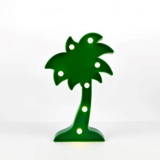 Steel Marquee Letter Green Coconut Tree High-End Custom Zinc Metal Marquee Light Marquee Sign