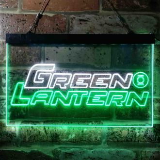 Green Lantern Dual LED Neon Sign