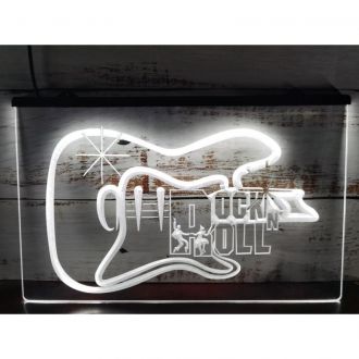 Guitar Rock n Roll Dancer Music Gift LED Neon Sign