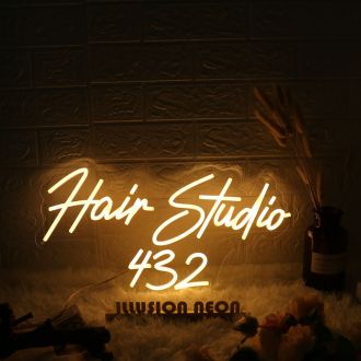 Hair Studio 432 Neon Sign