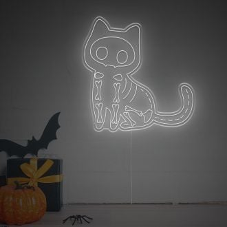 Halloween Cat X-Ray LED Neon Sign
