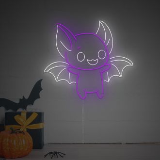 Halloween Cuty Flying Bat LED Neon Sign