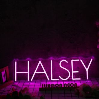 Halsey Pink Neon Sign
