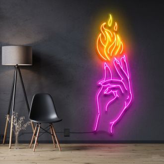 Hand Of Passion Neon Sign
