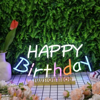 Happy Birthday Custom Neon Sign