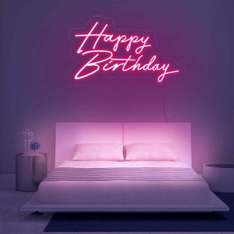 Happy Birthday V3 Neon Sign