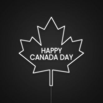 Happy Canada Day Neon Sign