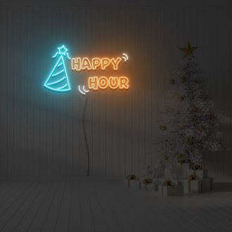 Happy Hour Neon Sign Fashion Custom Neon Sign Lights Night Lamp Led Neon Sign Light For Home Party