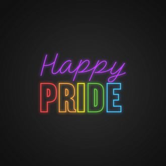 Happy Pride Neon Sign