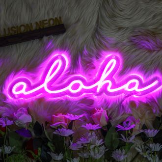 Hawaii Aloha Neon Sign