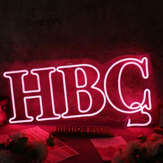 HBC Red Custom Neon Sign