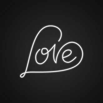 Heart Love Customizable Neon Sign