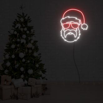 Hipster Santa Neon Sign Lights Night Lamp Led Neon Sign Light For Home Party MG10245 