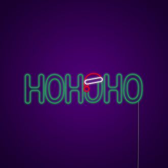 Ho Ho Ho Christmas Neon Sign