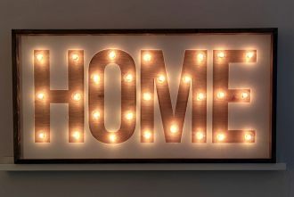 Steel Marquee Letter Home High-End Custom Zinc Metal Marquee Light Marquee Sign