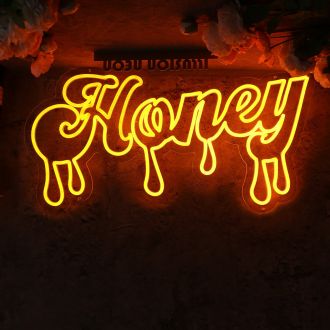 Honey Orange Custom Neon Sign