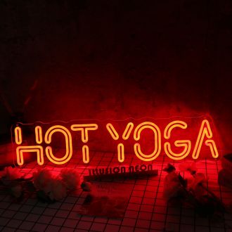 Hot Yoga Red Neon Sign