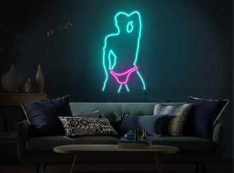 Human Body Neon Lights Sexy Body Send Nudes Neon Sign Wall Decor