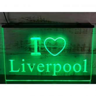 I Love Liverpool Bar Pub Club LED Neon Sign