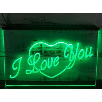 I Love You Heart Gift V1 LED Neon Sign