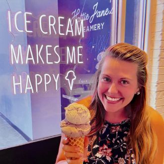 Ice Cream Makes Me Happy Neon Sign