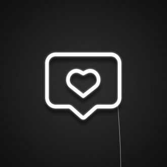 Instagram Heart Neon Sign