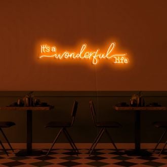 Its A Wonderful Life Neon Sign