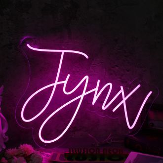 Jynx Pink Neon Sign