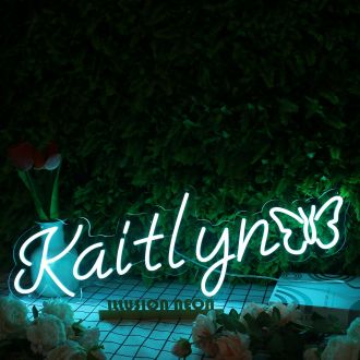 Kaitlyn Blue Neon Sign