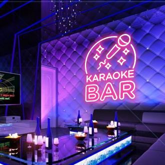 Karaoke Bar Neon Sign