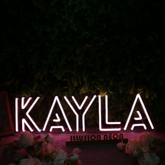 Kayla Purple Neon Sign