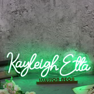 Kayleigh Etta Green Neon Sign