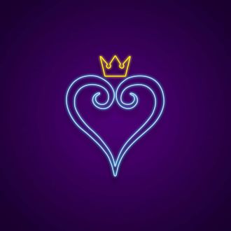 Kingdom Hearts Neon Sign