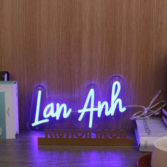 Lan Anh Blue Neon Sign