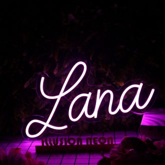 Lana Purple Neon Sign