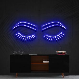 Lashes Brows Neon Sign