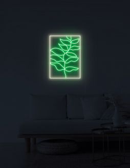 Leaf Painting Neon Sign