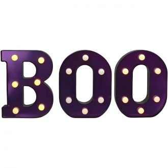 Steel Marquee Letter Boo Halloween High-End Custom Zinc Metal Marquee Light Marquee Sign
