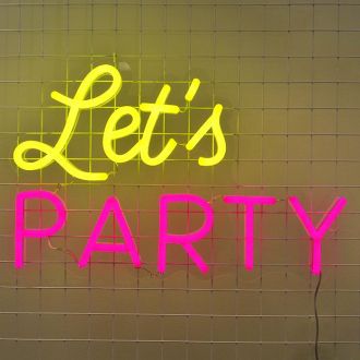 Shop Cool Lets Party Neon Sign - Illusion Neon
