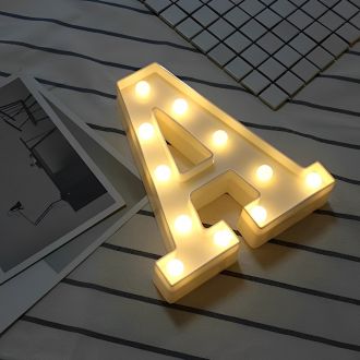 Steel Marquee Letter A Lighted Room Decor Led High-End Custom Zinc Metal Marquee Light Marquee Sign