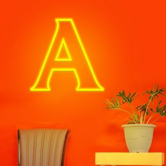 Letter A Neon Sign