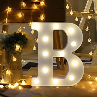 Steel Marquee Letter B Lighted Room Decor Led High-End Custom Zinc Metal Marquee Light Marquee Sign