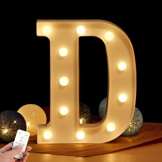 Steel Marquee Letter D Lighted Party Decor Sign Led High-End Custom Zinc Metal Marquee Light Marquee Sign