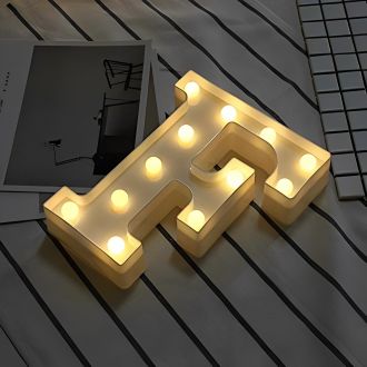 Steel Marquee Letter F Lighted Wedding Decor Led High-End Custom Zinc Metal Marquee Light Marquee Sign