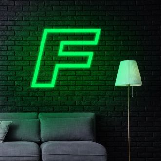 Letter F Neon Sign