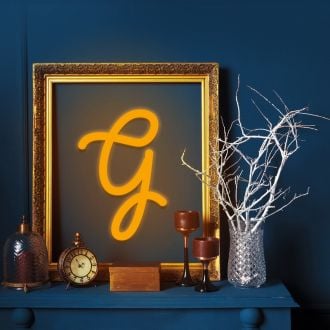 Letter G Neon Sign