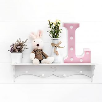 Steel Marquee Letter L Alphabet Retro Pink High-End Custom Zinc Metal Marquee Light Marquee Sign