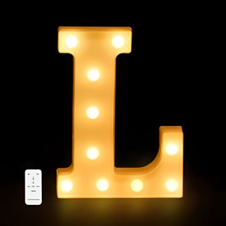 Steel Marquee Letter L Lighted Party Decor Sign Led High-End Custom Zinc Metal Marquee Light Marquee Sign