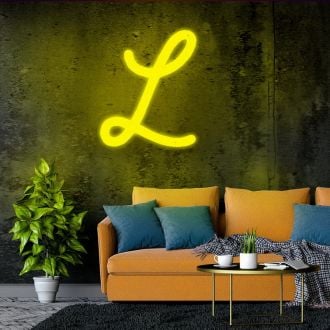 Letter L Neon Sign